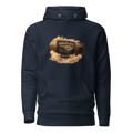 Navy blue hoodie with a HIMAPLAYA logo on